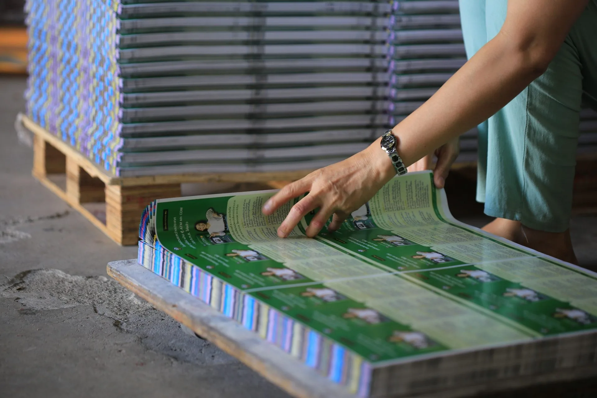 Stickers, boxes and packaging
